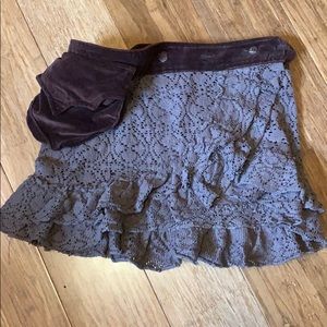 Burner festival wrap skirt with pocket
